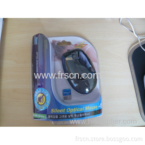 Ms-324 Noiseless And Silent Wired Optical 3d Usb Cable Mouse 
